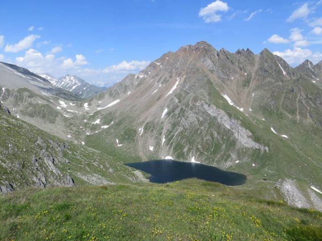 Lago ponte di ghiaccio